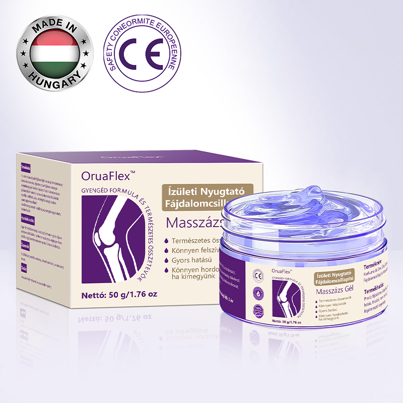 🌿𝐎𝐫𝐮𝐚𝐅𝐥𝐞𝐱™ Kurkuma & Emu Olaj Ízületi Fájdalomcsillapító Masszázs Gél👨⚕️Középkorúaknak és időseknek készült