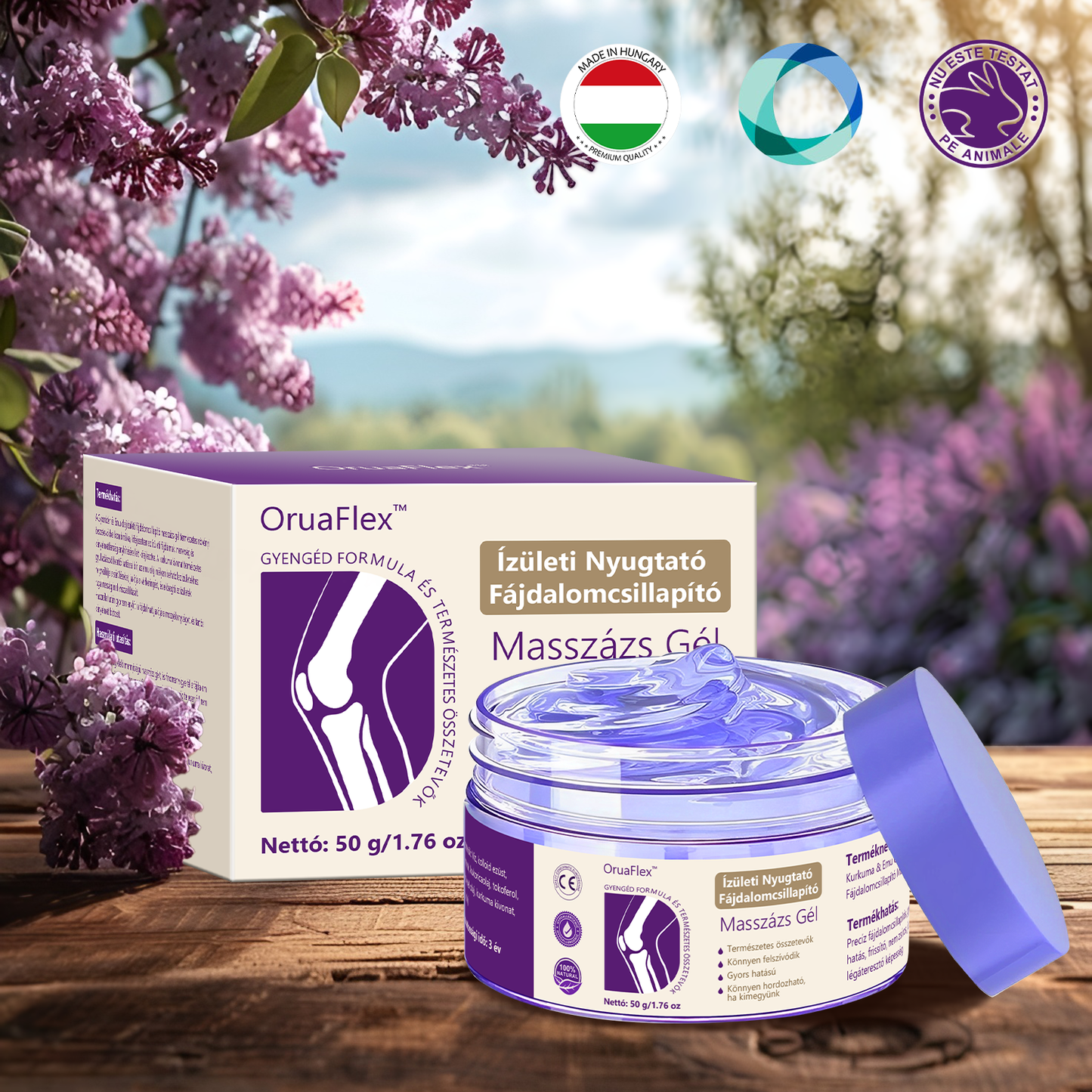 𝐎𝐫𝐮𝐚𝐅𝐥𝐞𝐱™ Kurkuma & Emu Olaj Ízületi Fájdalomcsillapító Masszázs Gél👨⚕️Az Ortopédiai Társaság (MOTT) által jóváhagyva