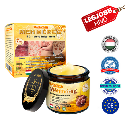 🐝🐝 ZödVita® Méhméreg Bőr Helyreállító Krém (👨‍⚕‍CE jóváhagyott)👍✅