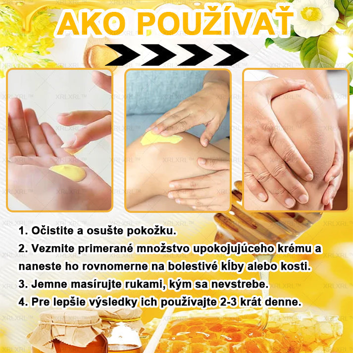 XRLXRL™ Krém na úľavu od bolesti a hojenie kostí s včelím jedom 🦴(Špeciálne pre starších dospelých a odporúčaný AAOS👍)