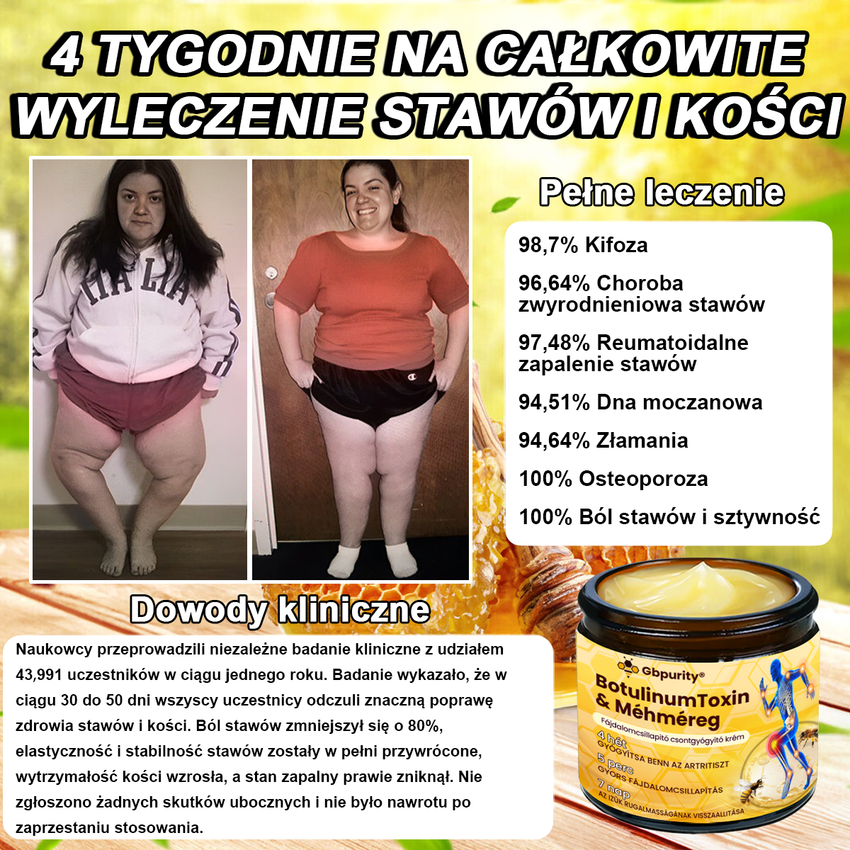 Gbpurity® Botulinum Toxin & Méhméreg Fájdalomcsillapító Krém 🍂 Hivatalos Márkabolt, MOT Jóváhagyással