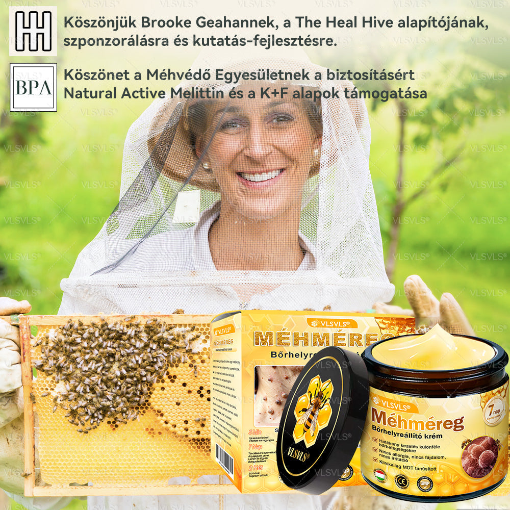 ✨✨✨💪VLSVLS® Méhméreg Bőrhelyreállító Krém (👨‍⚕‍CE jóváhagyott)👍✅