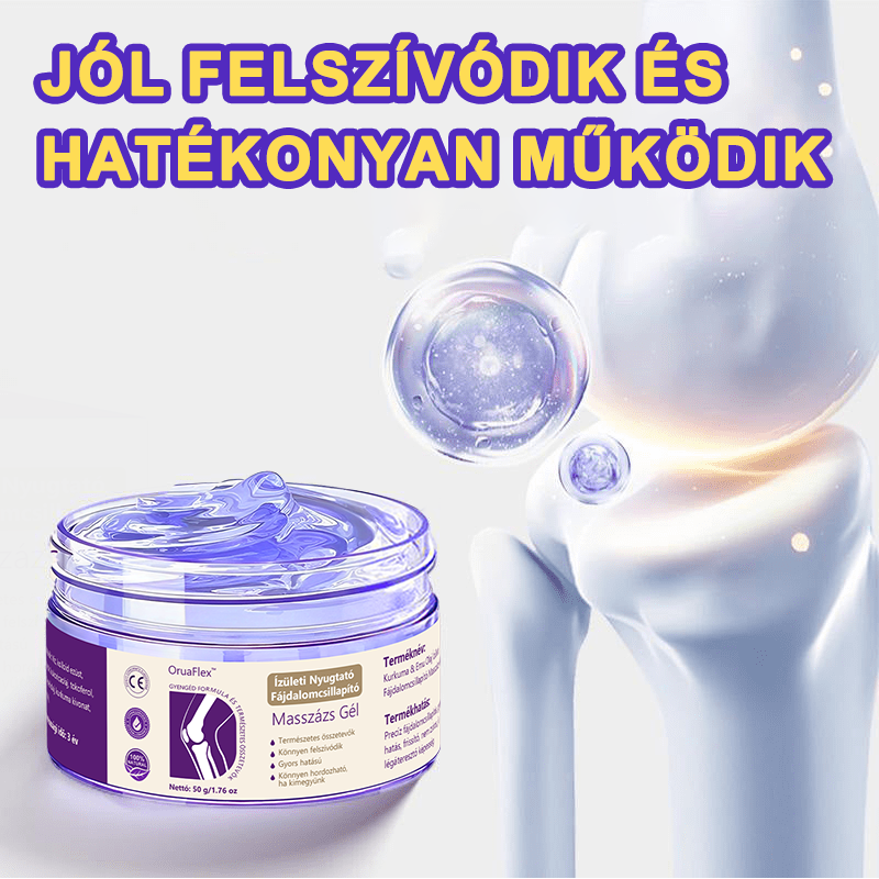 🟪𝐎𝐫𝐮𝐚𝐅𝐥𝐞𝐱™ Kurkuma & Emu Olaj Ízületi Fájdalomcsillapító Masszázs Gél👨‍⚕️Az Ortopédiai Társaság (OGYÉI) által jóváhagyva