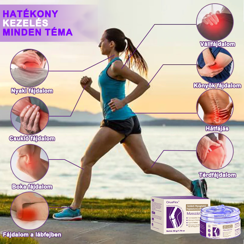 🟪𝐎𝐫𝐮𝐚𝐅𝐥𝐞𝐱™ Kurkuma & Emu Olaj Ízületi Fájdalomcsillapító Masszázs Gél👨‍⚕️Az Ortopédiai Társaság (OGYÉI) által jóváhagyva