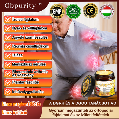 Gbpurity™ Méhmérég És Glükózamin Ízületi Gyógy Krém🌟ortopédiai problémák és ízületi fájdalmak kezelésére