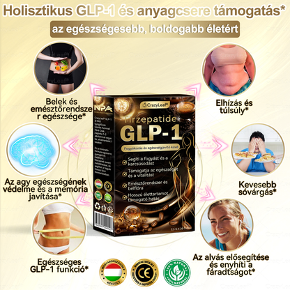 Mayo Klinikajavasolt | Hivatalos Bolt | CrazyLeaf® GLP-1 & NAD Gyógyfüves Gomba Azonnali Kávé – Természetes Zsírégető, Öregedésgátló, Bélflóra Egészség & Probiotikumok Növelése