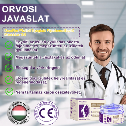 🟪𝐎𝐫𝐮𝐚𝐅𝐥𝐞𝐱™ Kurkuma & Emu Olaj Ízületi Fájdalomcsillapító Masszázs Gél👨‍⚕️Az Ortopédiai Társaság (OGYÉI) által jóváhagyva