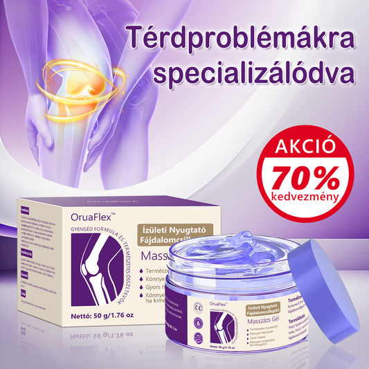 𝐎𝐫𝐮𝐚𝐅𝐥𝐞𝐱™ Kurkuma & Emu Olaj Ízületi Fájdalomcsillapító Masszázs Gél👨‍⚕️Az Ortopédiai Társaság (MOTT) által jóváhagyva