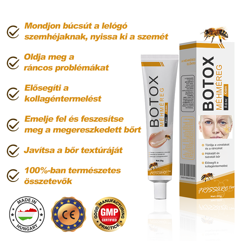 FrissArc™ Botox Méhméreg Ránctalanító Krém ☀️🌙 egész napos bőrápolás!