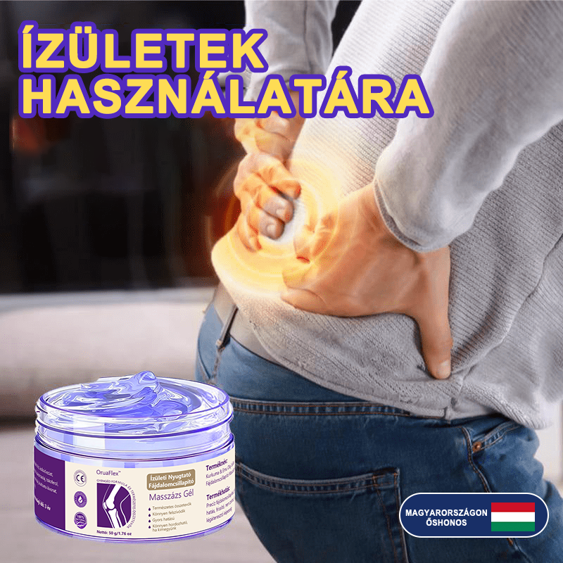 🟪𝐎𝐫𝐮𝐚𝐅𝐥𝐞𝐱™ Kurkuma & Emu Olaj Ízületi Fájdalomcsillapító Masszázs Gél👨‍⚕️Az Ortopédiai Társaság (OGYÉI) által jóváhagyva