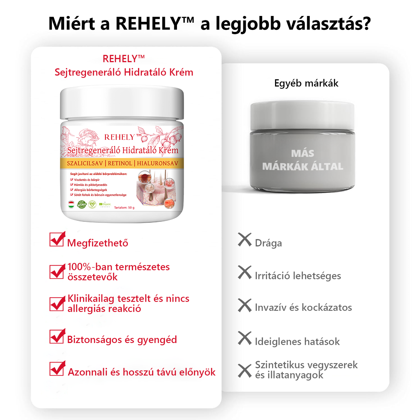 🌺REHELY™ Sejtregeneráló Hidratáló Krém