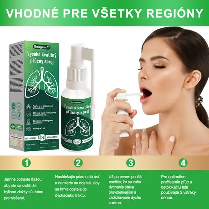 SVK🍀𝐆𝐨𝐨𝐲𝐞𝐞𝐫™ Vysoko kvalitný pľúcny sprej -🧑‍⚕️ Podporuje zdravie pľúc, priedušiek a dutín, podporuje zdravie dýchacieho systému a ľahšie dýchanie.