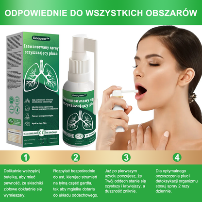 PL🌿𝐆𝐨𝐨𝐲𝐞𝐞𝐫™ Zaawansowany spray do oczyszczania płuc- Zdrowie płuc - wsparcie immunologiczne, detoksykacja i wsparcie oddechowe - Certyfikat CE