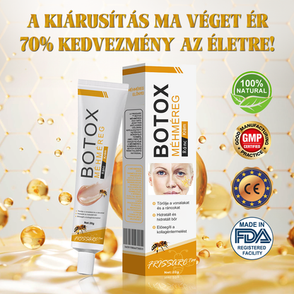 FrissArc™ Botox Méhméreg Ránctalanító Krém, Ráncok csökkentése, bőr feszesítése és világosítása – Kétszeres hatású anti-aging krém