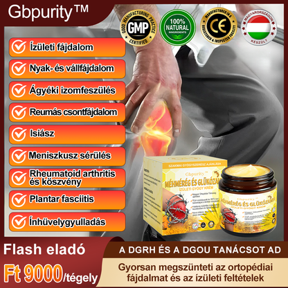 1️⃣ Gbpurity™ Méhmérég És Glükózamin Ízületi Gyógy Krém|TARTALMAZ MÉHMÉREG PEPTIDET, GLÜKÓZAMINT ÉS ARNIKÁT
