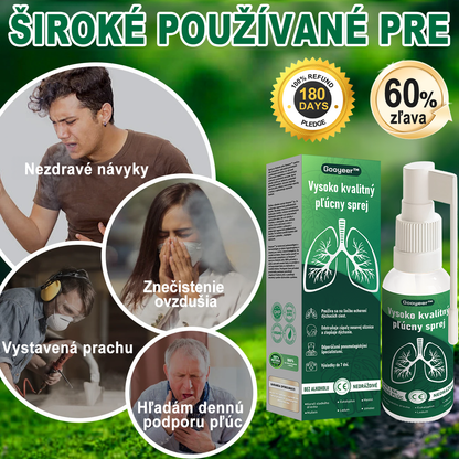 SVK🍀𝐆𝐨𝐨𝐲𝐞𝐞𝐫™ Vysoko kvalitný pľúcny sprej -🧑‍⚕️ Podporuje zdravie pľúc, priedušiek a dutín, podporuje zdravie dýchacieho systému a ľahšie dýchanie.