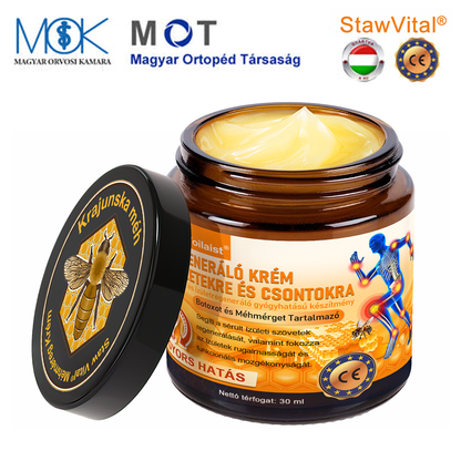 𝑺𝒕𝒂𝒘𝑽𝒊𝒕𝒂𝒍® Botoxot és Méhmérget Tartalmazó Regeneráló Krém Ízületekre és Csontokra | MOT (Magyar Ortopéd Társaság) által tanúsított termék