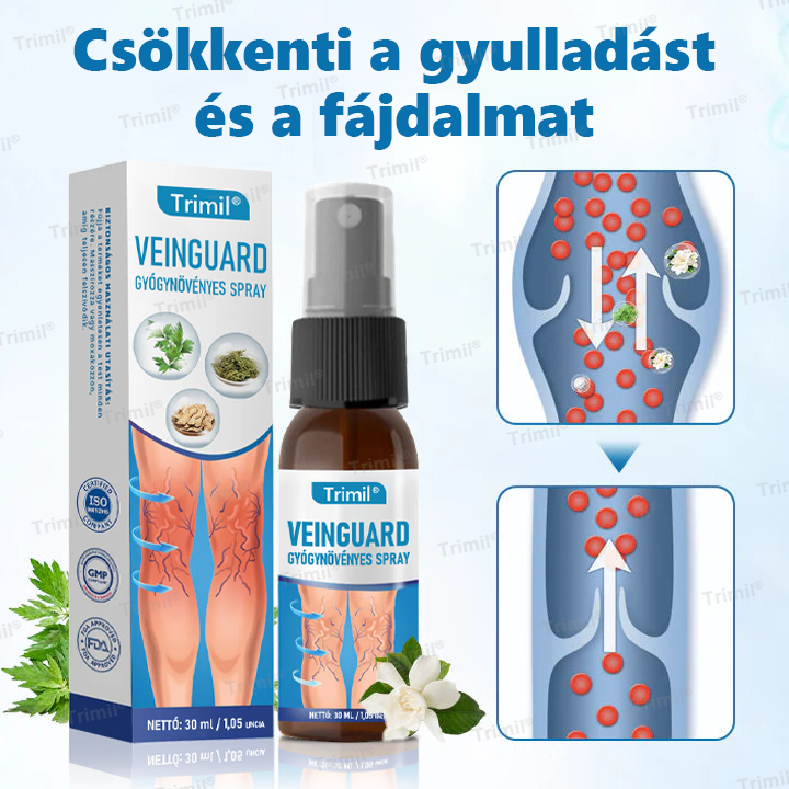 Trimil® VeinGuard Gyógynövényes Spray — 🔥Klinikailag bizonyított, hogy mindössze 7 nap alatt megszünteti a visszereket!