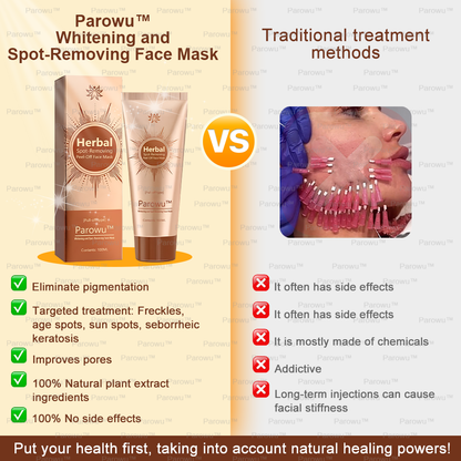 🏵️🏵️ Parowu™ Whitening and Spot-Removing Face Mask Suitable for face and body – 👩‍⚕️ Natural ingredients permanently remove age spots, freckles, sun spots, and liver spots.