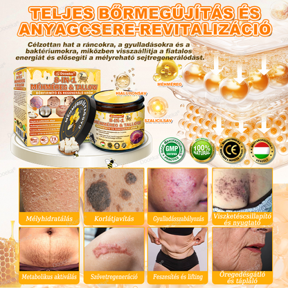 Dooeka® 𝟖-𝐈𝐧-𝟏 Méhméreg & Tallow Bőrfirmító és Regeneráló Krém ⭐ (7 napon belül hatékony) Méhméreg + Tallow · 7X Mélyhidratálás, célozza meg a ráncokat, megereszkedést, striákat, sötét foltokat, purpurát, gyulladásokat és még sok mást.