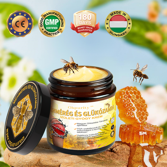 Gbpurity™ Méhmérég És Glükózamin Ízületi Gyógy Krém🌟(ortopédiai problémák és ízületi fájdalmak kezelésére)
