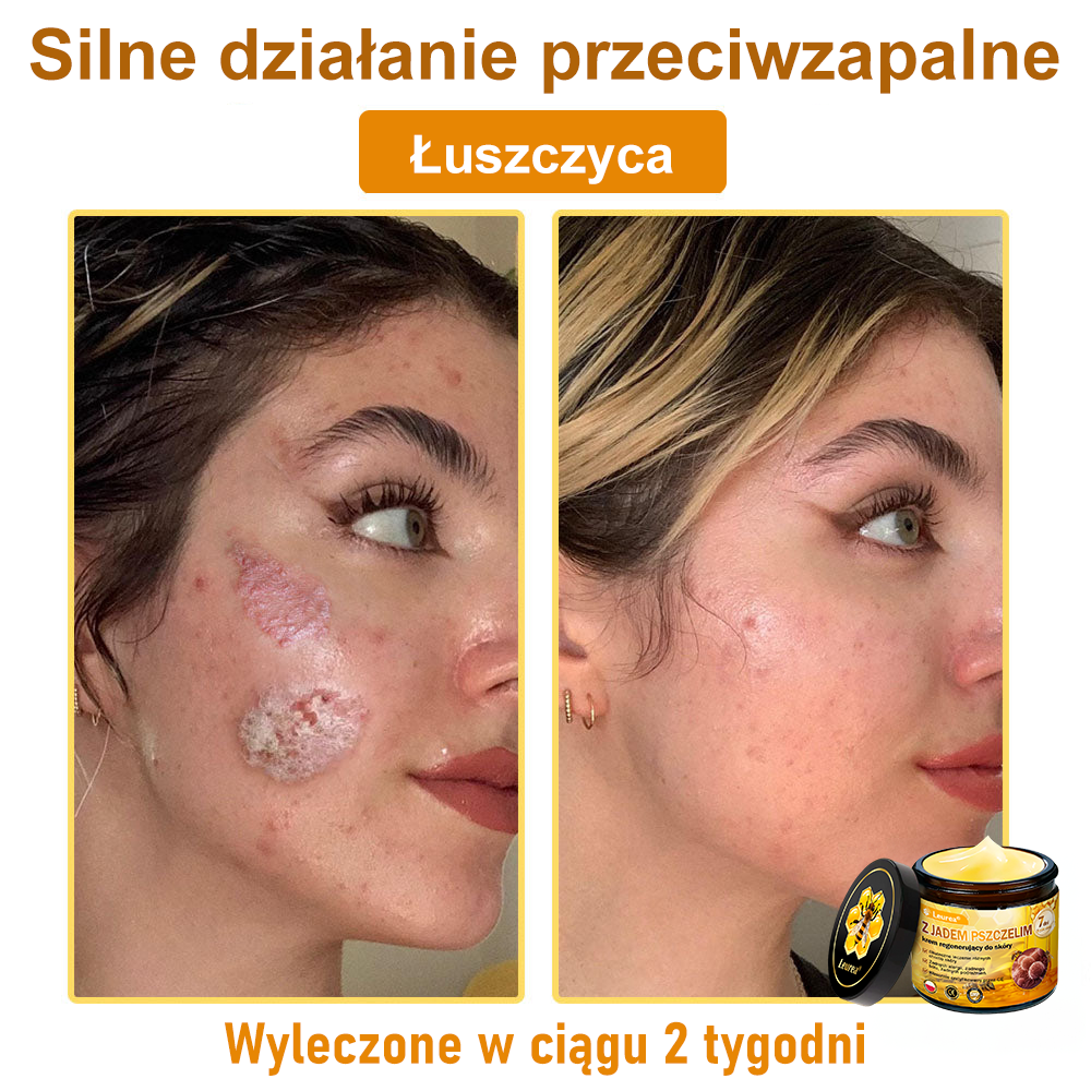 PL✨Leurea® Jad Pszczeli Regeneracja Skóry Krem🔥 Naturalna regeneracja skóry, wygładzenie zmarszczek i promienna cera-50 ml