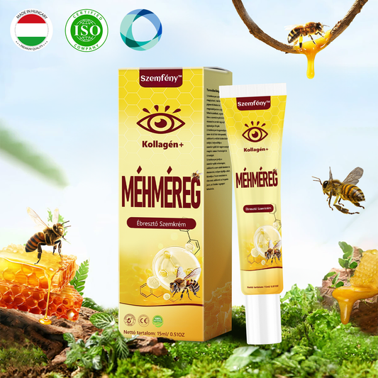 ✨💛✨SzemFény™ Kollagén+ Méhméreg Ébresztő Szemkrém - CE minősítést szerzett - Minden bőrtípusra alkalmazható